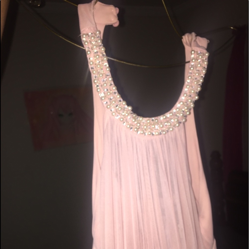 Pink prom dress